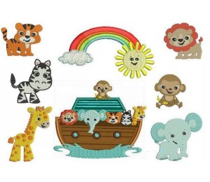 Stickserie Noahs Arche